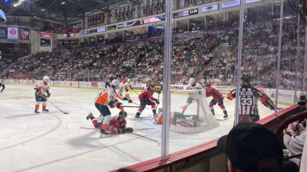 WFCU Centre, section: 110, row: B, seat: 3