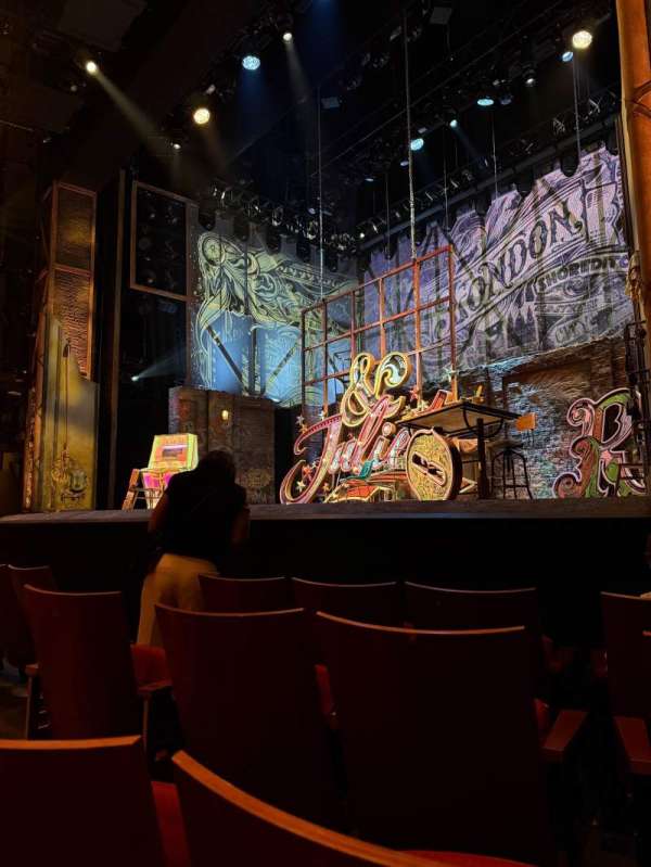 Stephen Sondheim Theatre, section: Orchestra R, row: D, seat: 10