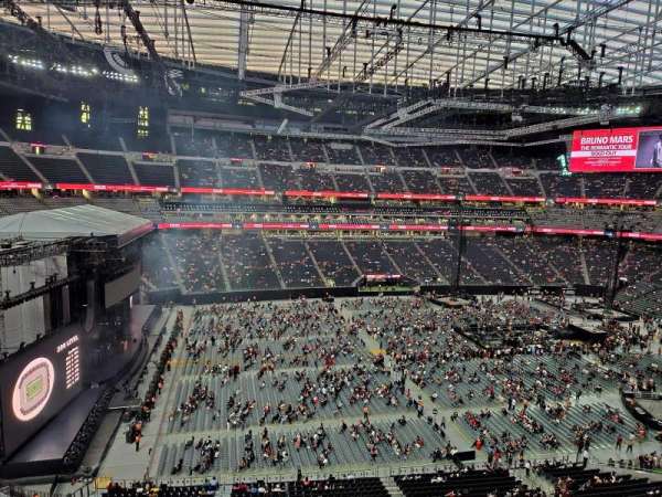 Allegiant Stadium, section: 315, row: 1, seat: 19