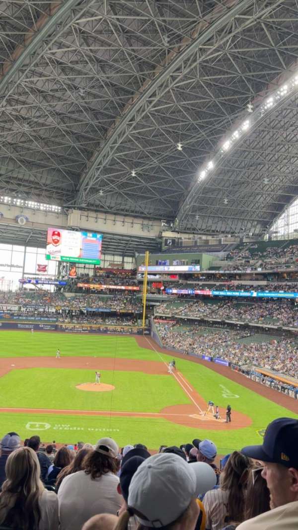 American Family Field, section: 223, row: 14, seat: 2