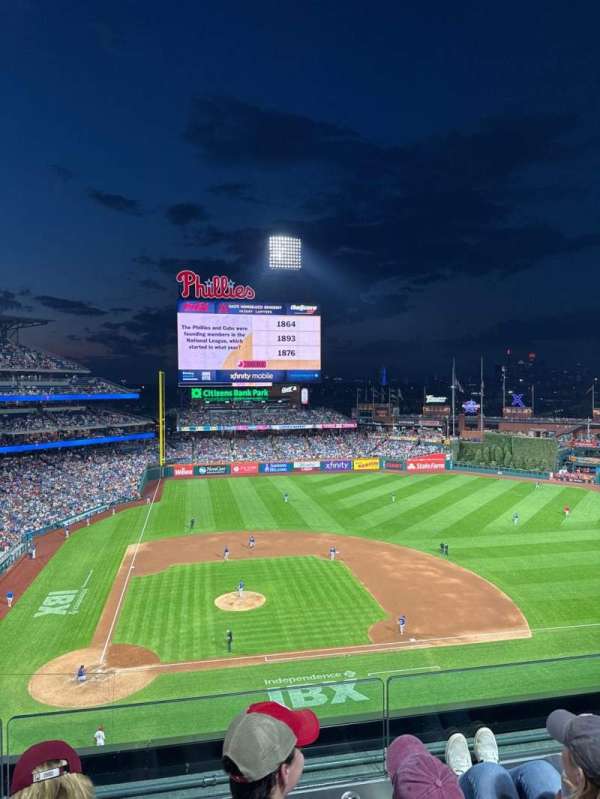 Citizens Bank Park, section: 316, row: 3, seat: 21