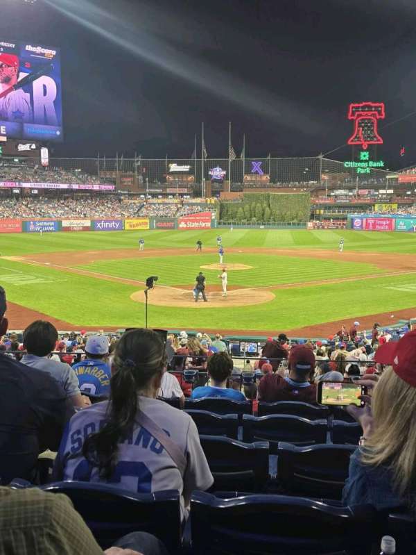 Citizens Bank Park, section: 123, row: 26, seat: 3