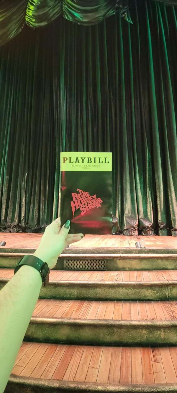 Studio 54, section: Orchestra C, row: AX, seat: 102