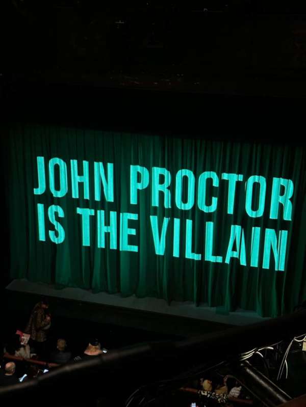 Royal Court Theatre, section: upper circle, row: A, seat: 6