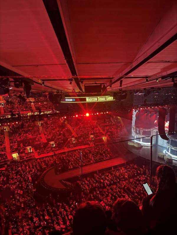Madison Square Garden, section: 312, row: 2, seat: 3