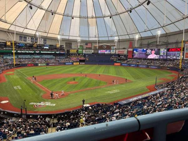 Tropicana Field, section: 204, row: A, seat: 4