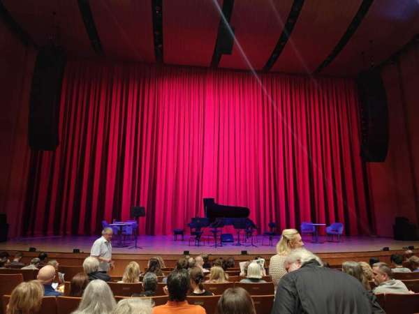 Jones Hall, section: Orch, row: J, seat: 112