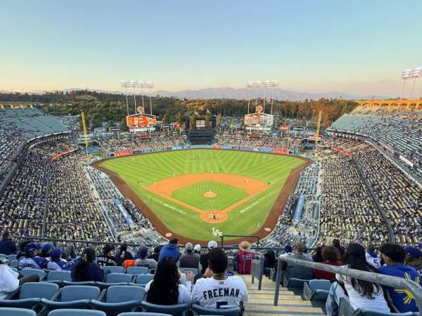 Dodger Stadium, section: 3TD, row: H, seat: 1