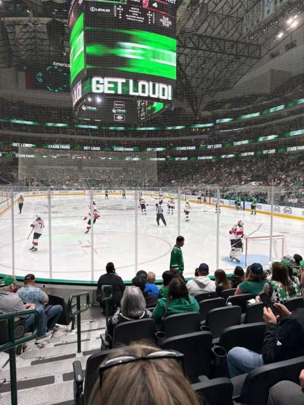 American Airlines Center, section: 101, row: J, seat: 18
