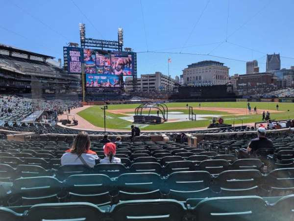 Comerica Park, section: 126, row: 28, seat: 4