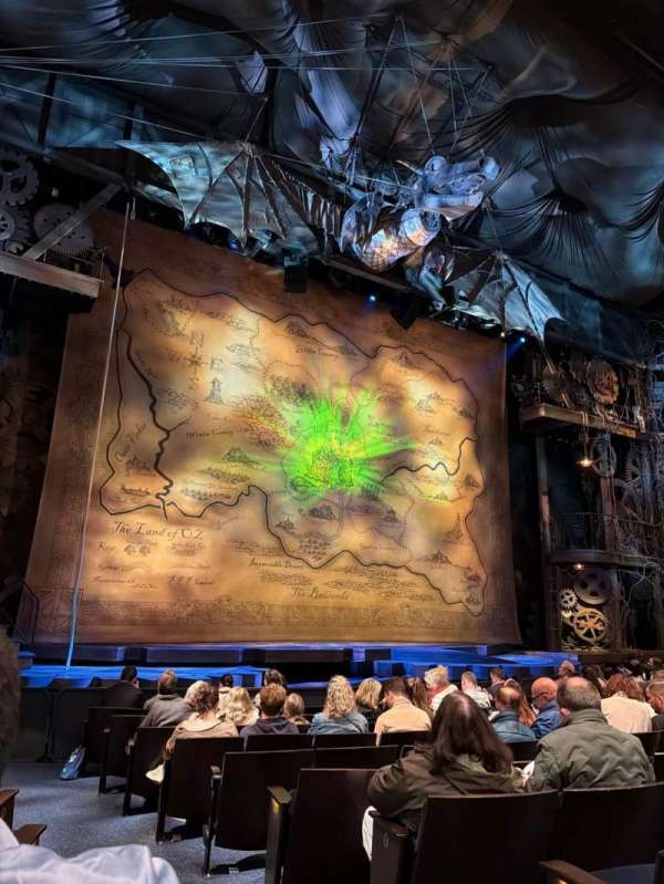 Gershwin Theatre, section: Orchestra L, row: F, seat: 1