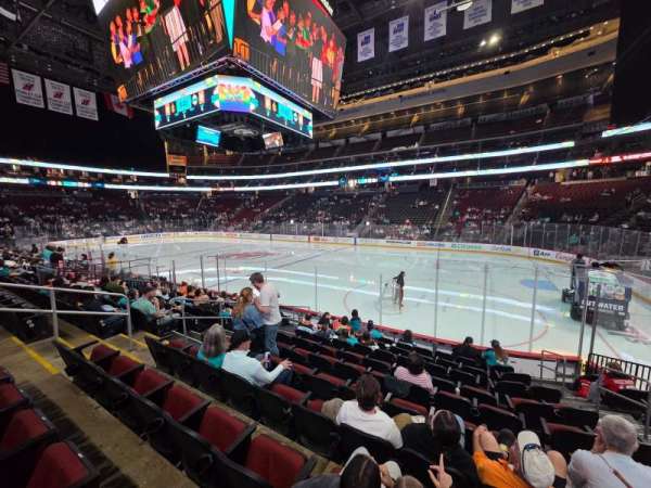 Prudential Center, section: 10, row: 10, seat: 6