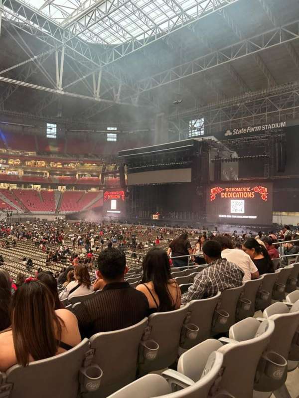State Farm Stadium, section: 108, row: 12, seat: 15