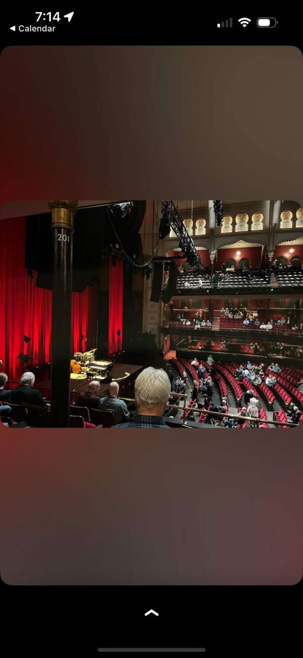 Massey Hall, section: 202, row: F, seat: 1