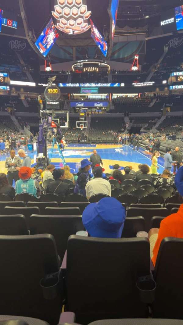 Spectrum Center, section: 118, row: H, seat: 10