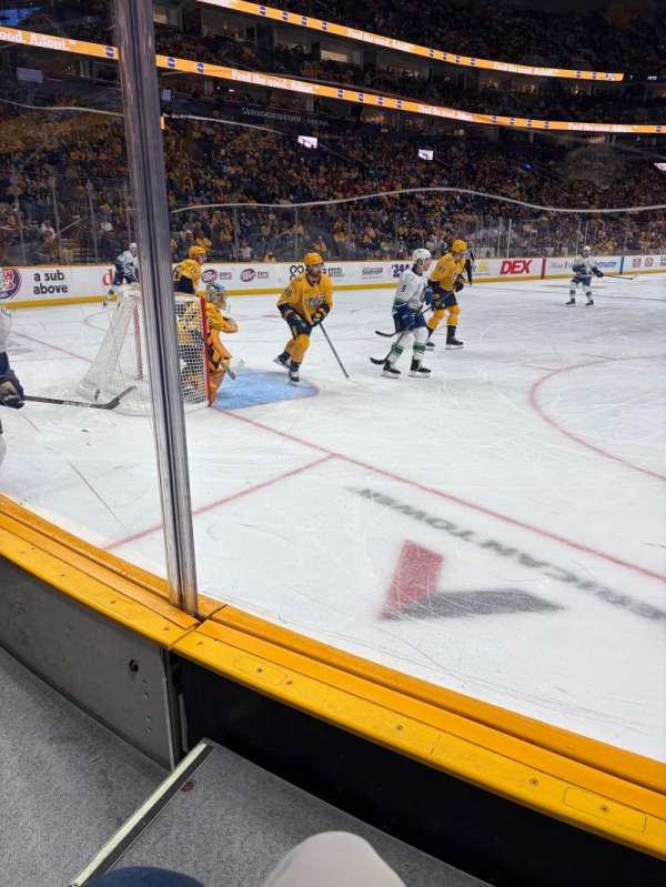 Bridgestone Arena, section: 112, row: CC, seat: 7-8