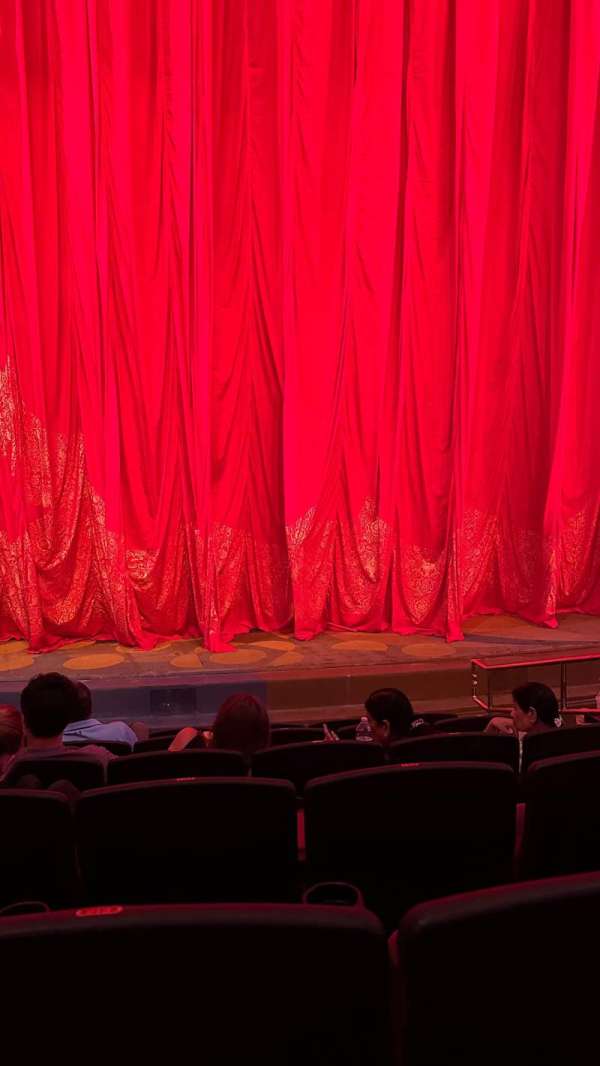 O Theatre, section: 2, row: F, seat: 19