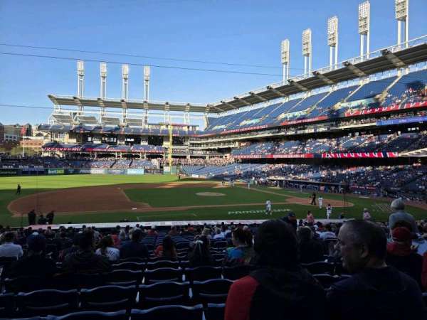 Progressive Field, section: 164, row: CC, seat: 7