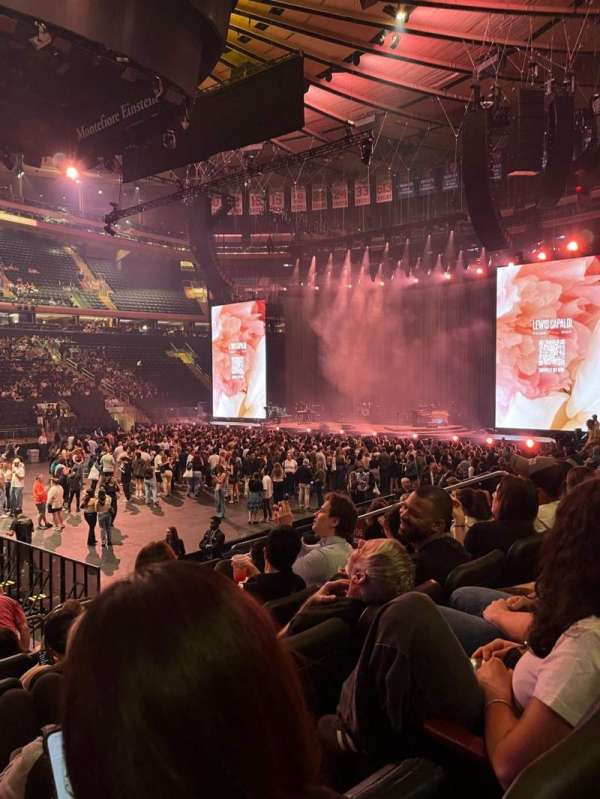 Madison Square Garden, section: 106, row: 8, seat: 11