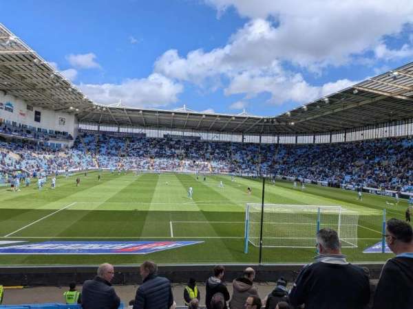 Coventry Building Society Arena, section: 9, row: P, seat: 17
