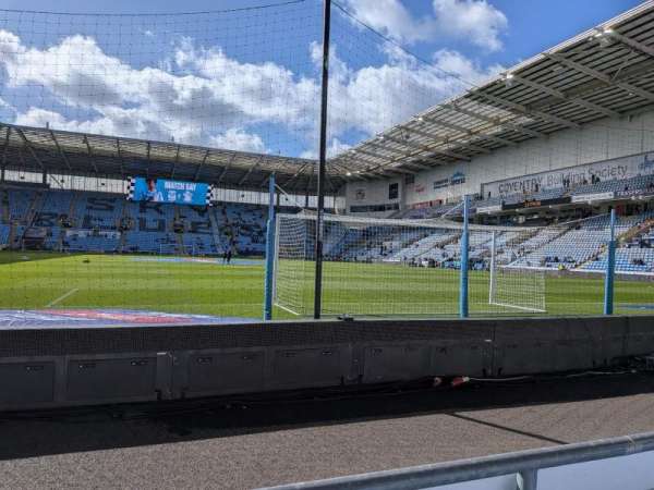Coventry Building Society Arena, section: 29, row: B, seat: 17