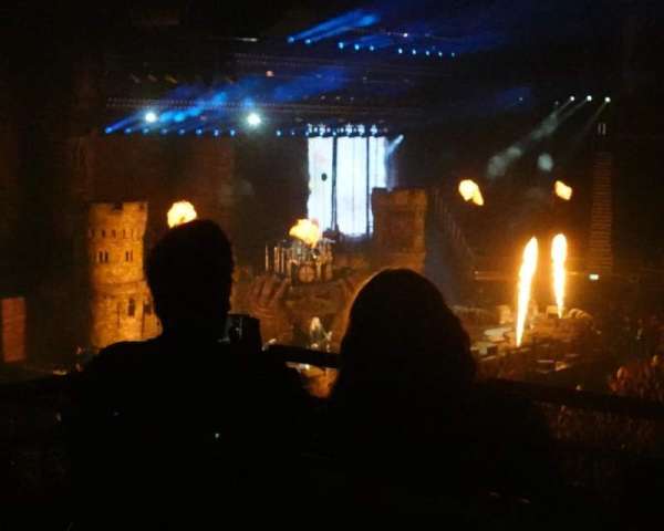 The O2, London, section: D102, row: zz, seat: 12