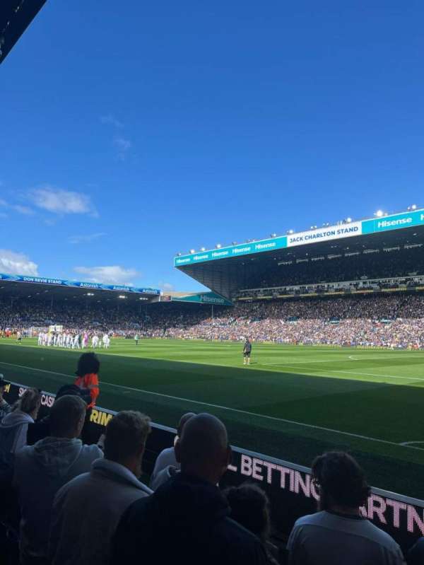 Elland Road, section: C15, row: EE, seat: 12