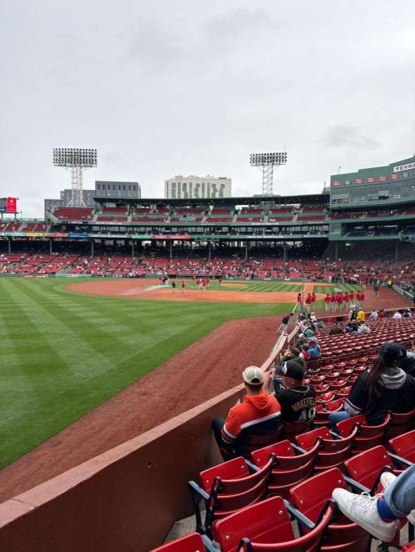 Fenway Park, section: Loge Box 164, row: JJ, seat: 12