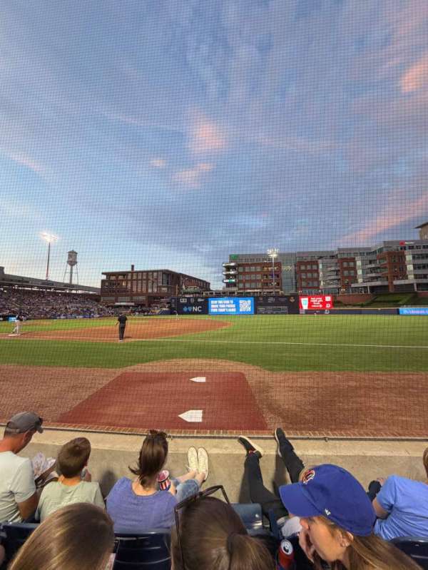 Durham Bulls Athletic Park, section: 116, row: C, seat: 14