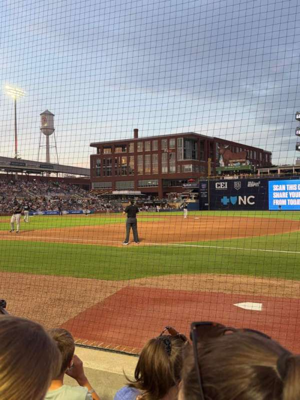 Durham Bulls Athletic Park, section: 116, row: C, seat: 14