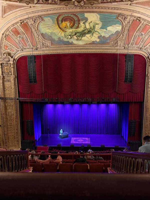 Chicago Theatre, section: Middle Balcony, row: K, seat: 406