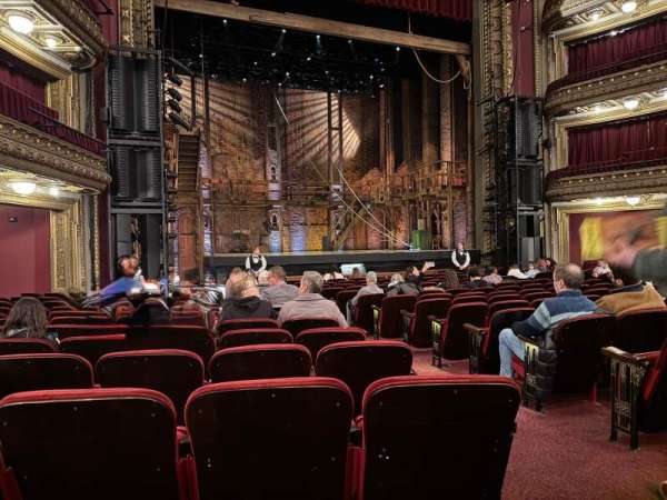 CIBC Theatre, section: Orchestra L, row: Q, seat: 3