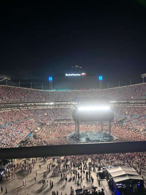 Bank of America Stadium, section: 530, seat: 2