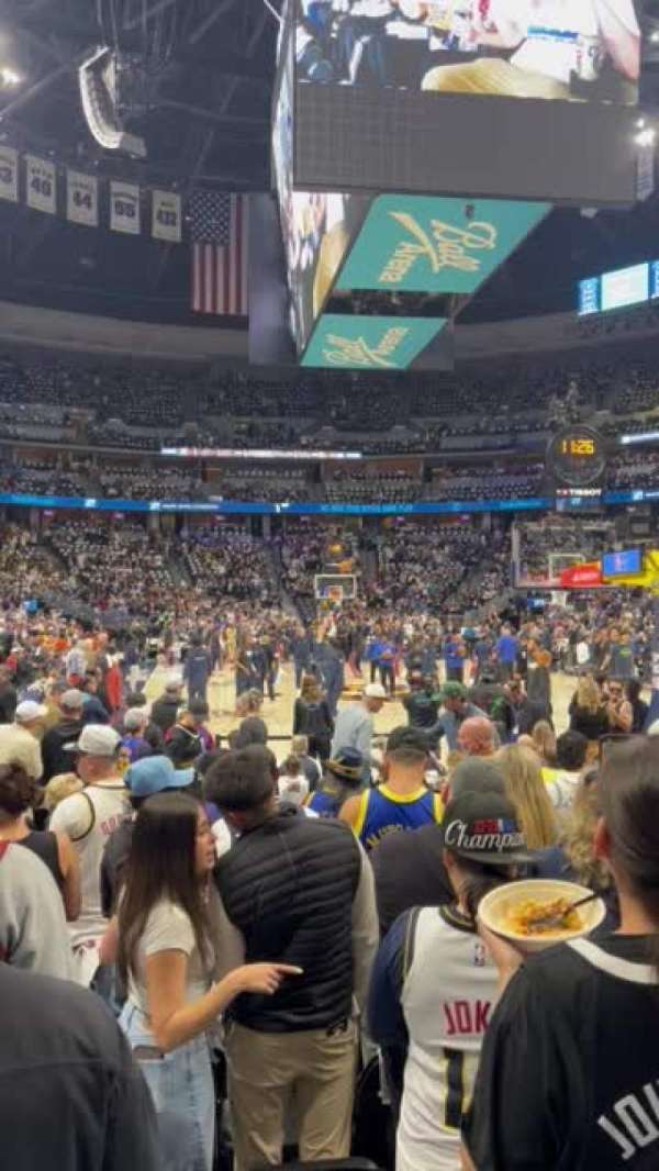 Ball Arena, section: 140, row: HH, seat: 12