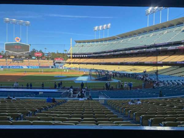 Dodger Stadium, section: 15FD, row: W, seat: 1