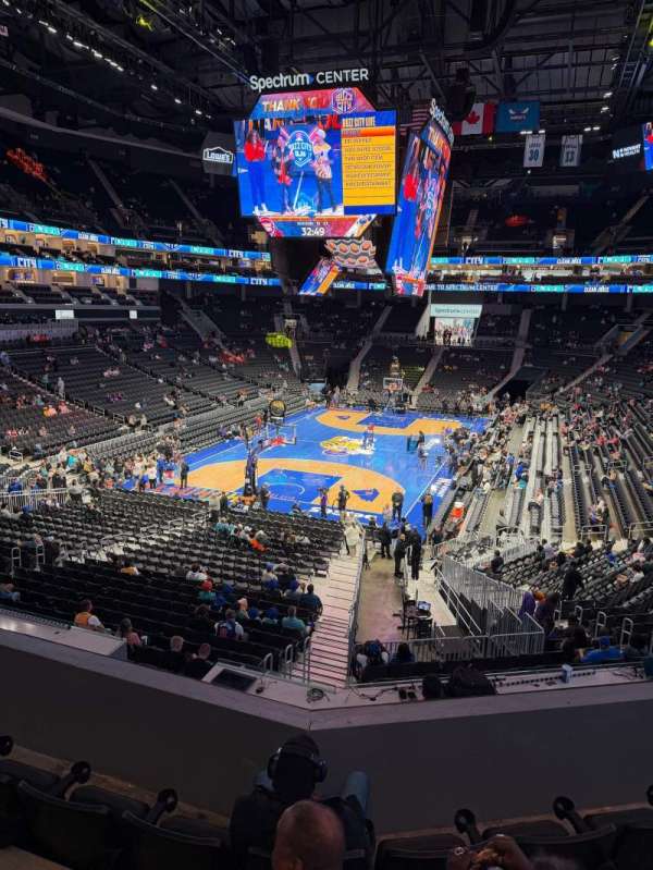 Spectrum Center, section: 209, row: X, seat: 8