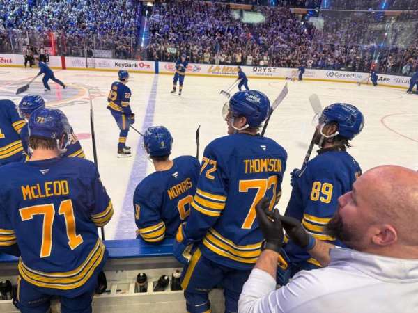 KeyBank Center, section: 104, row: 3, seat: 19