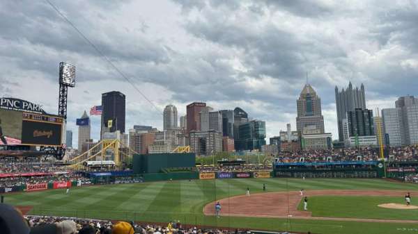 PNC Park, section: 123, row: W, seat: 5