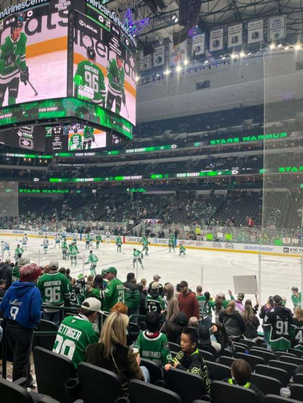 American Airlines Center, section: 104, row: M, seat: 10