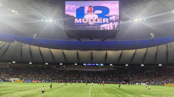 BC Place, section: 241, row: D, seat: 3