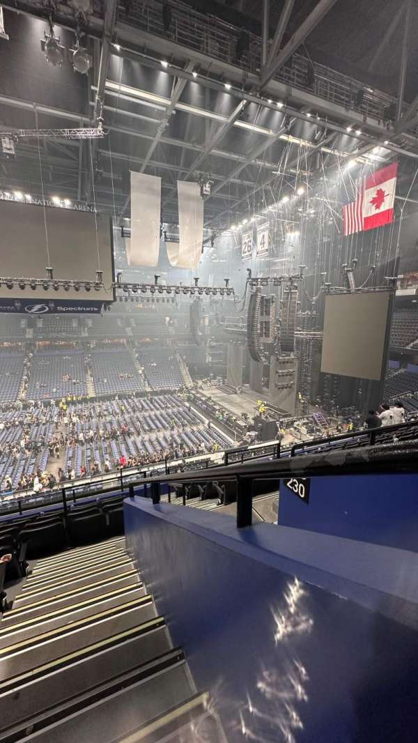 Benchmark International Arena, section: 201, row: J, seat: 1