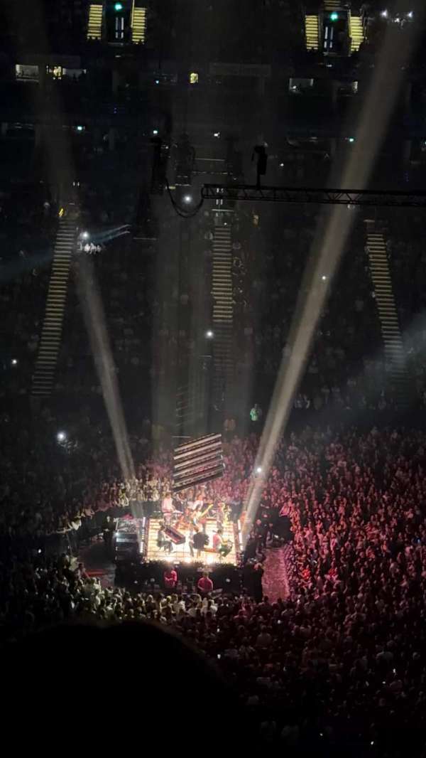 The O2, London, section: 403, row: J, seat: 517
