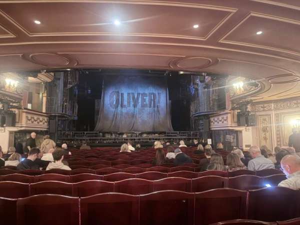 Gielgud Theatre, section: Stalls, row: Q, seat: 13