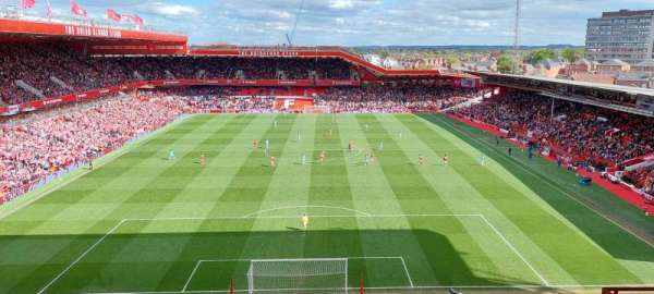 City Ground, section: T3, row: U, seat: 81