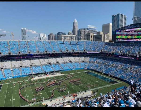 Bank of America Stadium, section: 500