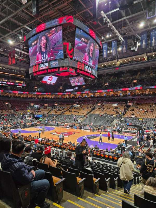 Scotiabank Arena, section: 106, row: 15, seat: 14