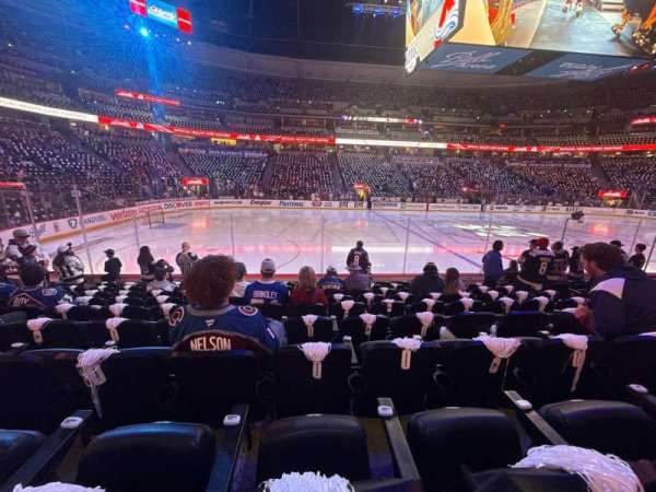 Ball Arena, section: 128, row: 9, seat: 9