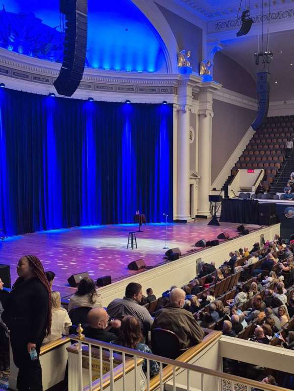 DAR Constitution Hall, section: T, row: D, seat: 2