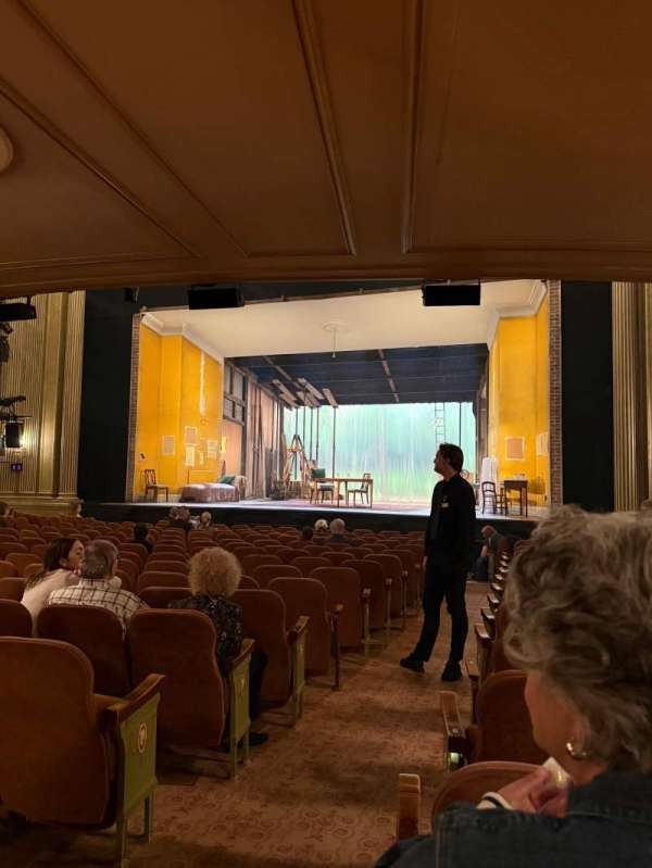 Music Box Theatre, section: Orchestra R, row: P, seat: 2