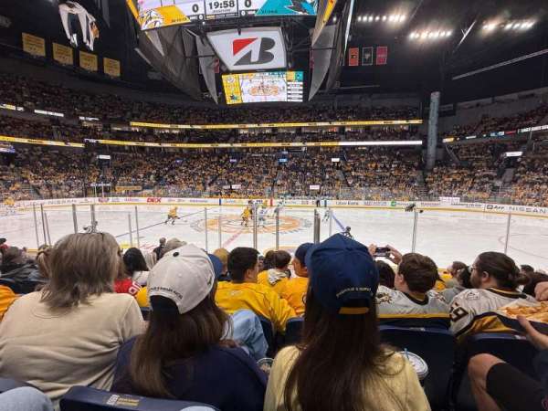 Bridgestone Arena, section: 106, row: JJ, seat: 13